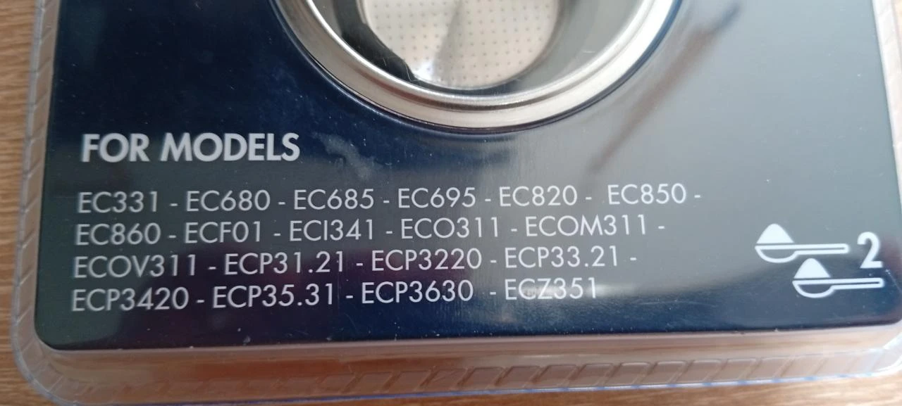 ☕ Filtre EasyClean 2 tasses De'Longhi - Neuf (pièce d'origine) – photo 3